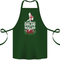 Wales My Roots Are Scottish Cotton Apron 100% Organic Forest Green