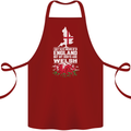 Wales My Roots Are Scottish Cotton Apron 100% Organic Maroon