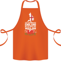 Wales My Roots Are Scottish Cotton Apron 100% Organic Orange