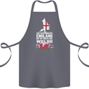 Wales My Roots Are Scottish Cotton Apron 100% Organic Steel