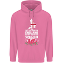 Wales My Roots Are Scottish Mens 80% Cotton Hoodie Azelea