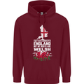 Wales My Roots Are Scottish Mens 80% Cotton Hoodie Maroon