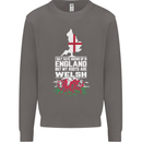 Wales My Roots Are Scottish Mens Sweatshirt Jumper Charcoal