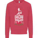 Wales My Roots Are Scottish Mens Sweatshirt Jumper Heliconia
