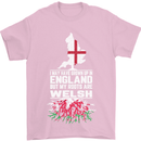 Wales My Roots Are Scottish Mens T-Shirt Cotton Gildan Light Pink