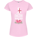 Wales My Roots Are Scottish Womens Petite Cut T-Shirt Light Pink