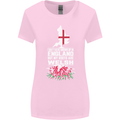Wales My Roots Are Scottish Womens Wider Cut T-Shirt Light Pink
