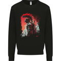 Wandering Gladiator Spartan Bodybuilding MMA Kids Sweatshirt Jumper Black