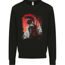 Wandering Gladiator Spartan Bodybuilding MMA Mens Sweatshirt Jumper Black