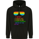Want to Break Free Ride My Bike Funny LGBT Childrens Kids Hoodie Black