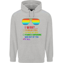 Want to Break Free Ride My Bike Funny LGBT Childrens Kids Hoodie Sports Grey
