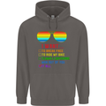 Want to Break Free Ride My Bike Funny LGBT Mens 80% Cotton Hoodie Charcoal