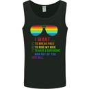 Want to Break Free Ride My Bike Funny LGBT Mens Vest Tank Top Black