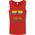 Want to Break Free Ride My Bike Funny LGBT Mens Vest Tank Top Red