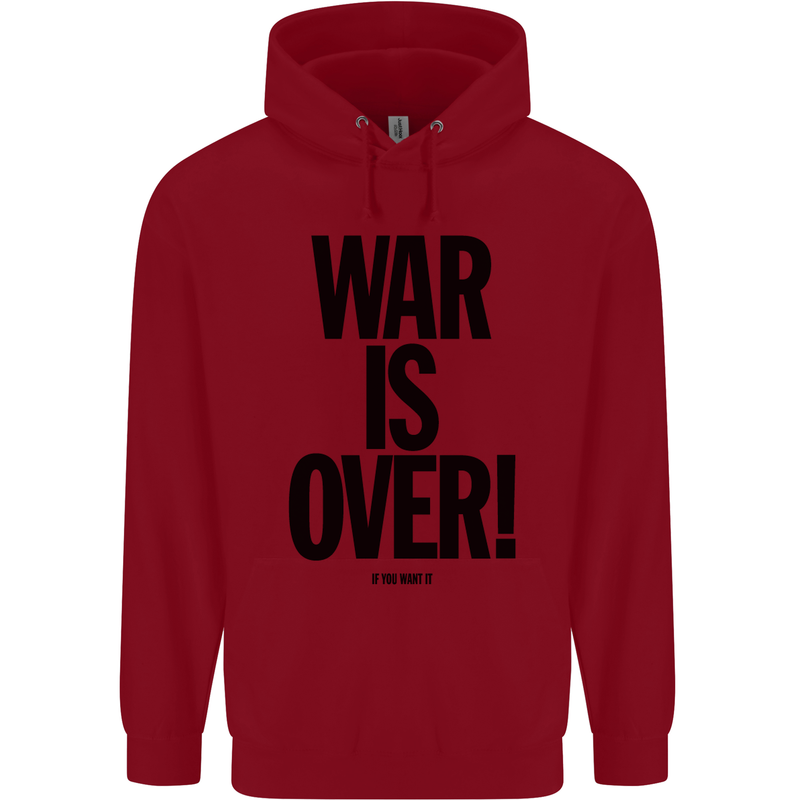 War Is Over if You Want It John Lennon Childrens Kids Hoodie Red