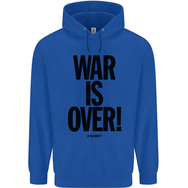 War Is Over if You Want It John Lennon Childrens Kids Hoodie Royal Blue