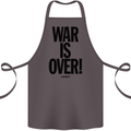 War Is Over if You Want It John Lennon Cotton Apron 100% Organic Dark Grey