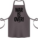 War Is Over if You Want It John Lennon Cotton Apron 100% Organic Dark Grey