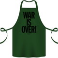 War Is Over if You Want It John Lennon Cotton Apron 100% Organic Forest Green