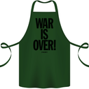 War Is Over if You Want It John Lennon Cotton Apron 100% Organic Forest Green