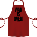 War Is Over if You Want It John Lennon Cotton Apron 100% Organic Maroon