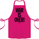 War Is Over if You Want It John Lennon Cotton Apron 100% Organic Pink
