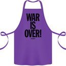 War Is Over if You Want It John Lennon Cotton Apron 100% Organic Purple