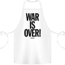 War Is Over if You Want It John Lennon Cotton Apron 100% Organic White