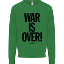 War Is Over if You Want It John Lennon Kids Sweatshirt Jumper Irish Green