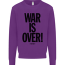War Is Over if You Want It John Lennon Kids Sweatshirt Jumper Purple