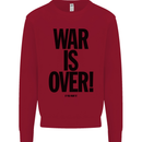 War Is Over if You Want It John Lennon Kids Sweatshirt Jumper Red
