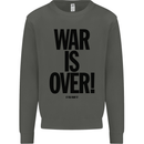 War Is Over if You Want It John Lennon Kids Sweatshirt Jumper Storm Grey