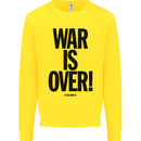 War Is Over if You Want It John Lennon Kids Sweatshirt Jumper Yellow