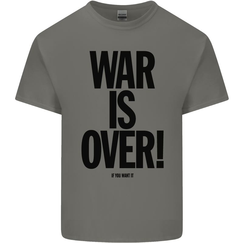 War Is Over if You Want It John Lennon Kids T-Shirt Childrens Charcoal