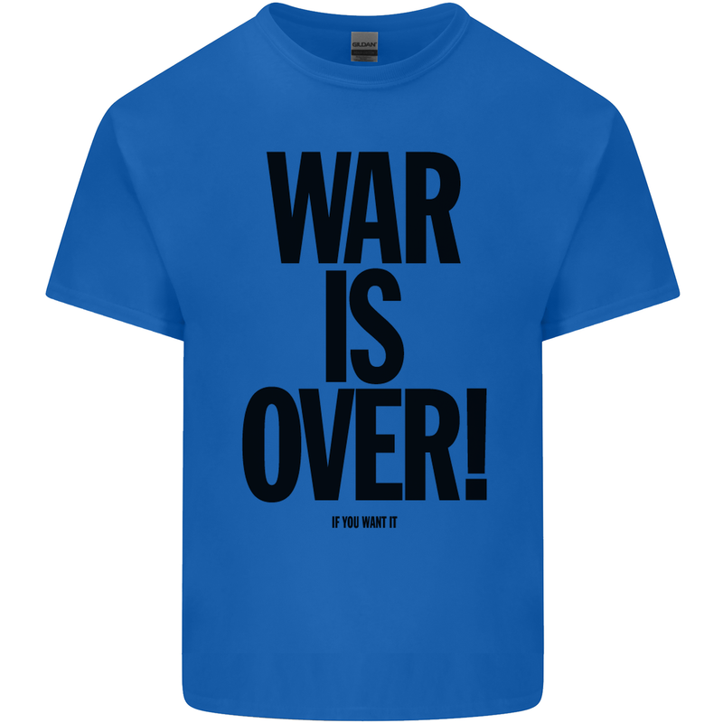 War Is Over if You Want It John Lennon Kids T-Shirt Childrens Royal Blue