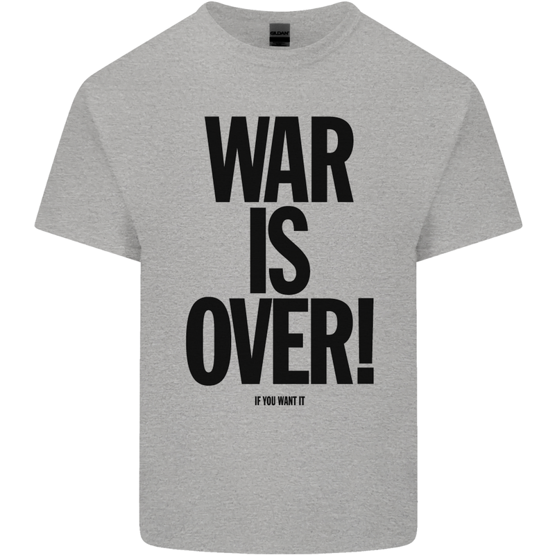 War Is Over if You Want It John Lennon Kids T-Shirt Childrens Sports Grey