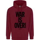 War Is Over if You Want It John Lennon Mens 80% Cotton Hoodie Maroon