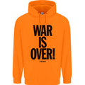 War Is Over if You Want It John Lennon Mens 80% Cotton Hoodie Orange