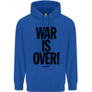 War Is Over if You Want It John Lennon Mens 80% Cotton Hoodie Royal Blue