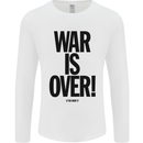 War Is Over if You Want It John Lennon Mens Long Sleeve T-Shirt White