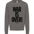 War Is Over if You Want It John Lennon Mens Sweatshirt Jumper Charcoal