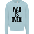 War Is Over if You Want It John Lennon Mens Sweatshirt Jumper Light Blue