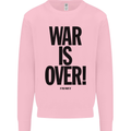 War Is Over if You Want It John Lennon Mens Sweatshirt Jumper Light Pink