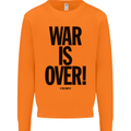 War Is Over if You Want It John Lennon Mens Sweatshirt Jumper Orange