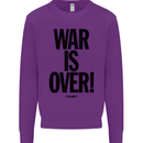 War Is Over if You Want It John Lennon Mens Sweatshirt Jumper Purple