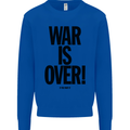 War Is Over if You Want It John Lennon Mens Sweatshirt Jumper Royal Blue