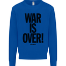 War Is Over if You Want It John Lennon Mens Sweatshirt Jumper Royal Blue