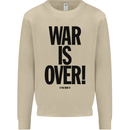 War Is Over if You Want It John Lennon Mens Sweatshirt Jumper Sand