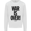 War Is Over if You Want It John Lennon Mens Sweatshirt Jumper White