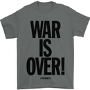War Is Over if You Want It John Lennon Mens T-Shirt Cotton Gildan Charcoal